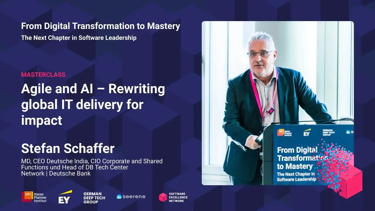 Stefan Schaffer | MD, CEO Deutsche India, CIO Corporate and Shared Functions und Head of DB Tech Center Network | Deutsche Bank