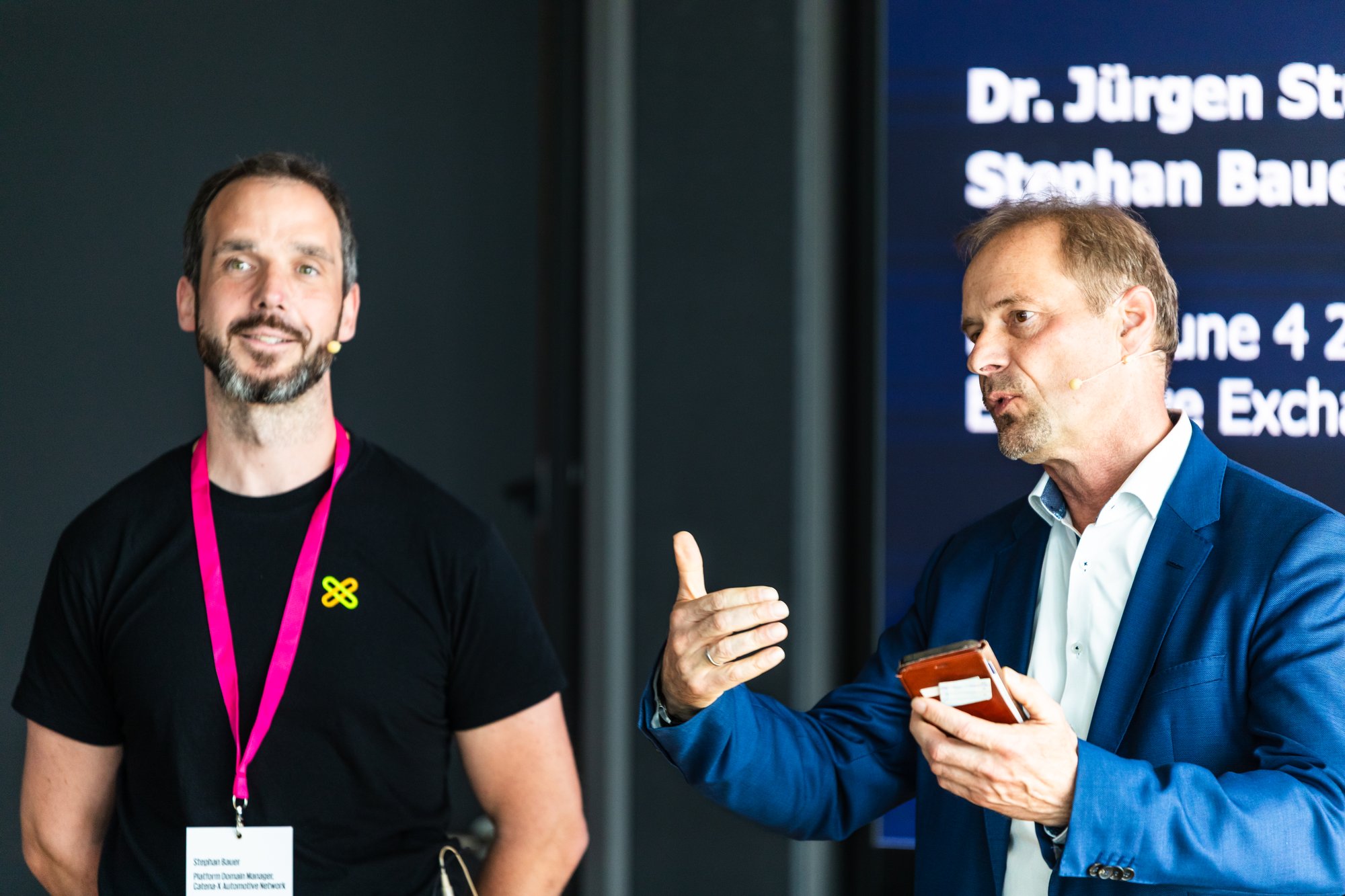 Dr. Jürgen Sturm and Stephan Bauer
