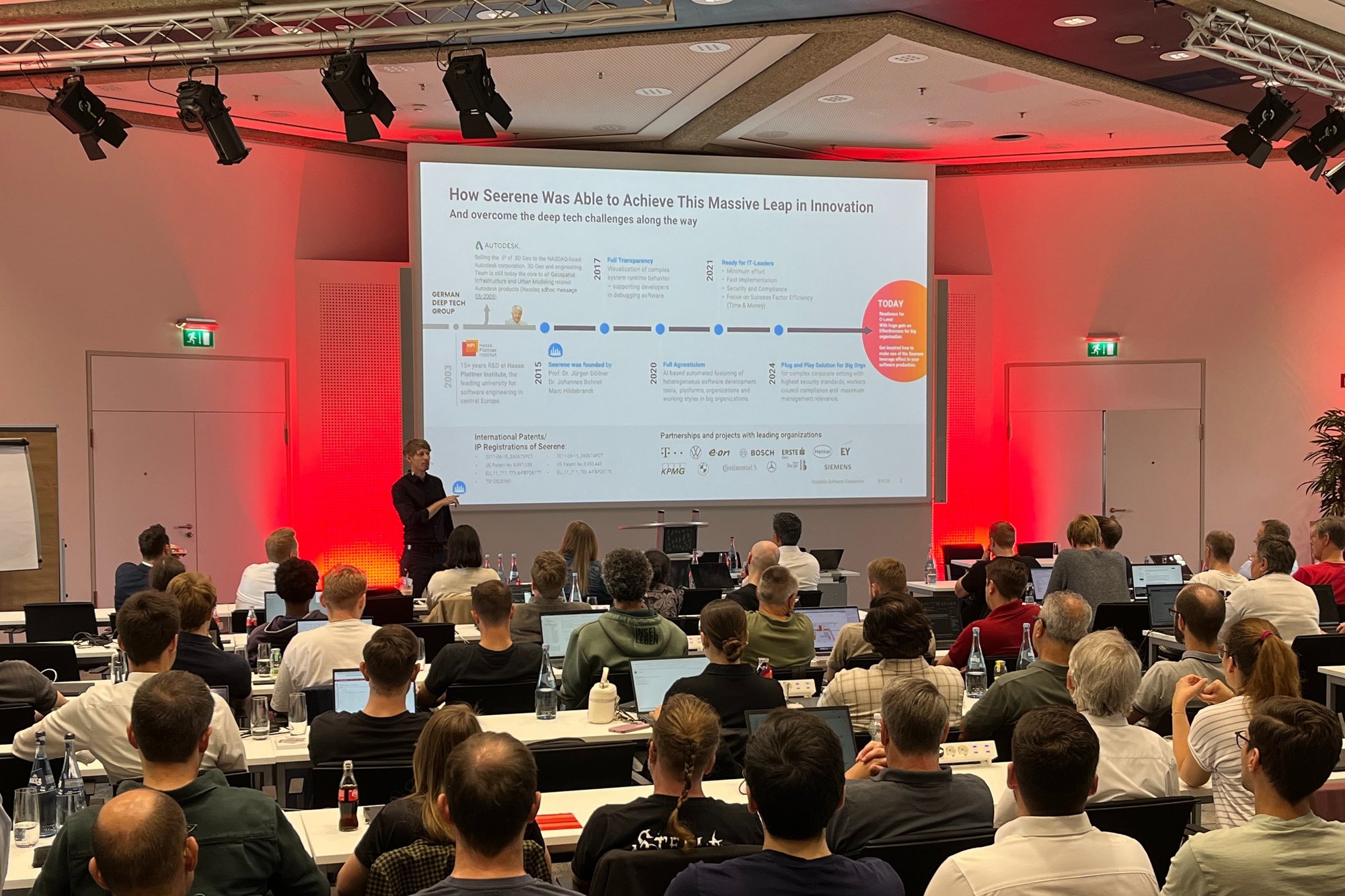 Dr- Johannes Bohnet Doing a Kick Off at Swiss Life